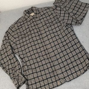 Jachs Mens Plaid Flannel Shirt Size Xlarge Tall Chore Outdoors Gorpcore Button